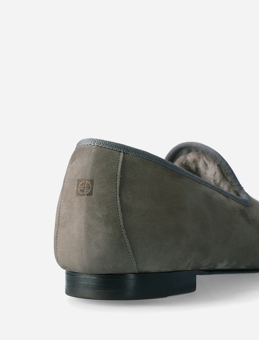 Tae Winter Loafers in Gray