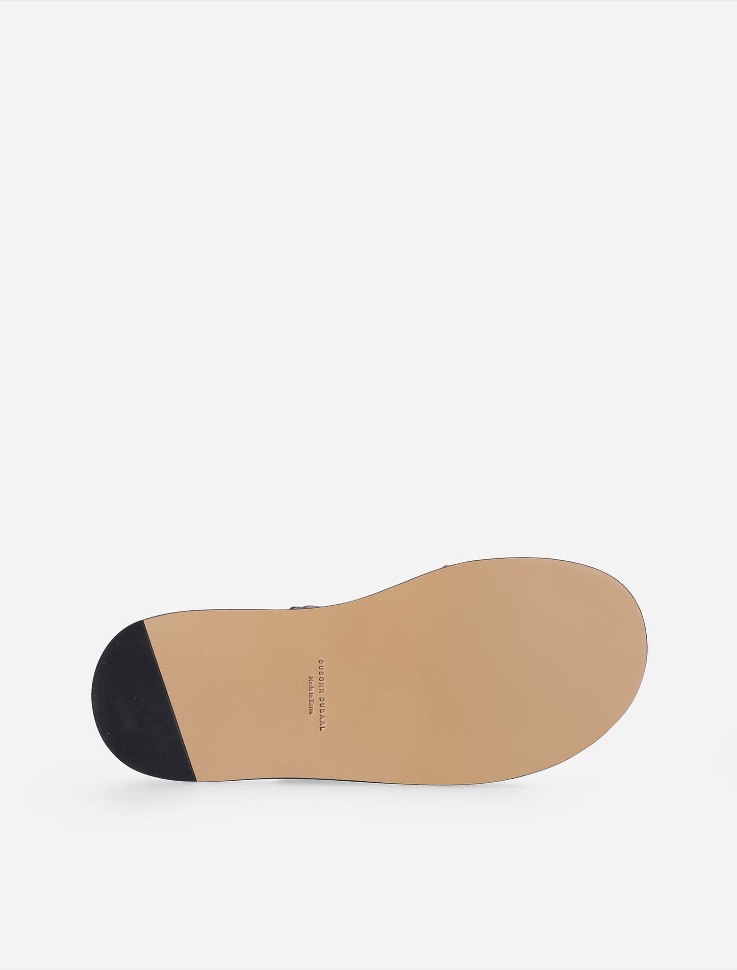 HH Croc Embossed Sandals in Black