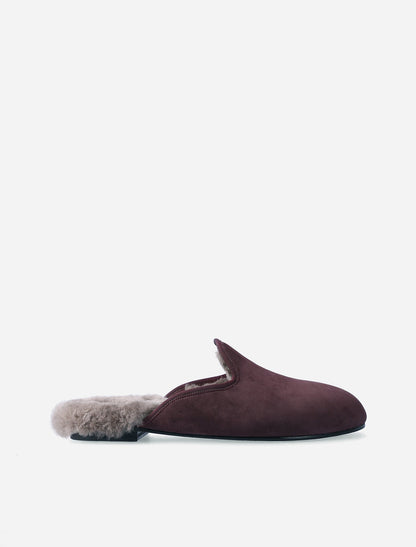 Ryn Winter Slippers in Burgundy