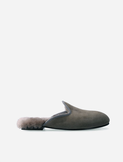 Ryn Winter Slippers in Gray