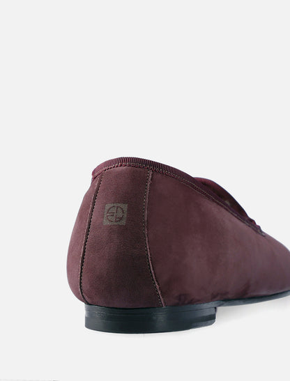 Tae Winter Loafers in Burgundy