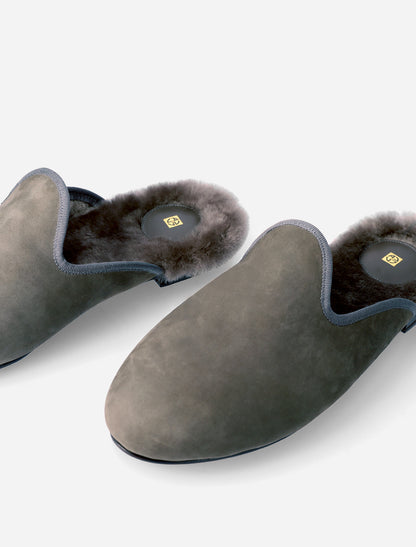 Ryn Winter Slippers in Gray