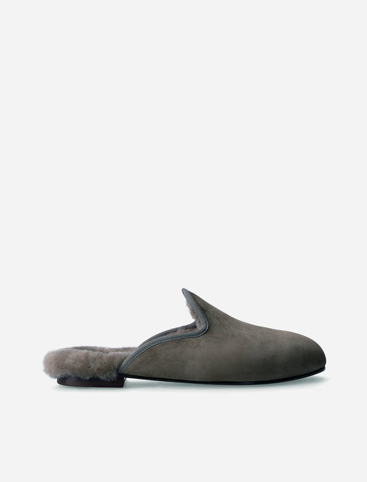 Ryn Winter Slippers in Gray