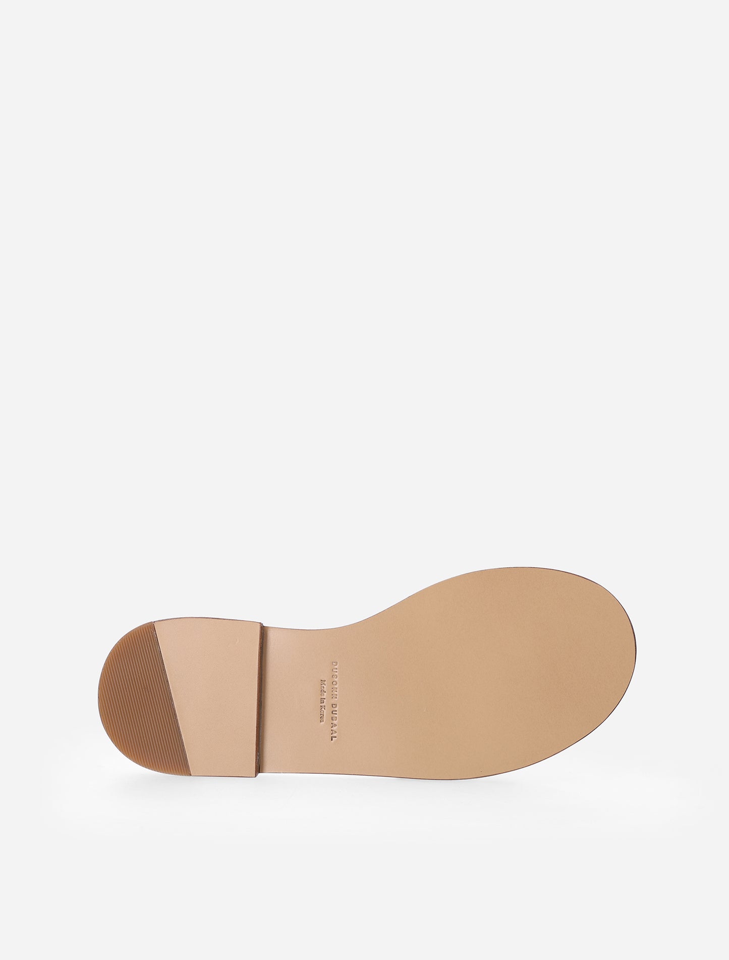 HH Croc Embossed Sandals in Tan